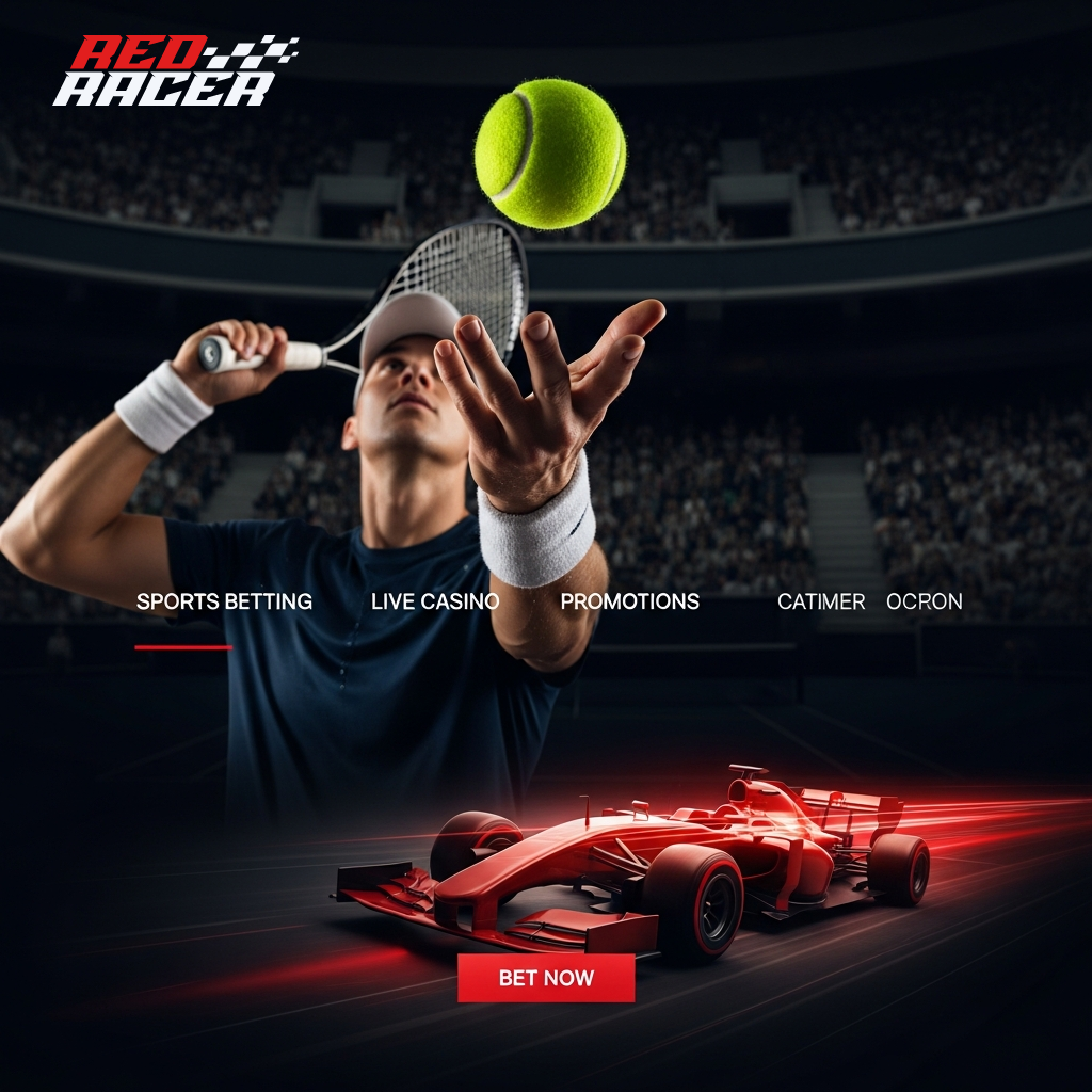 Sportwetten-Oberfläche mit dem Redracer Sport-Willkommensbonus bis 5.000 Euro