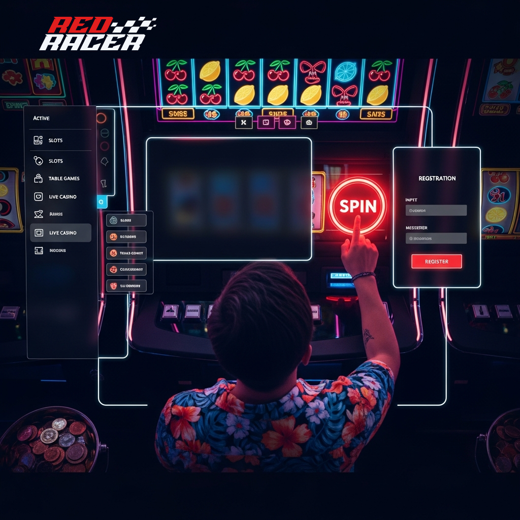 Eingabe eines Redracer Promo Codes im Kassenbereich zur Bonusaktivierung